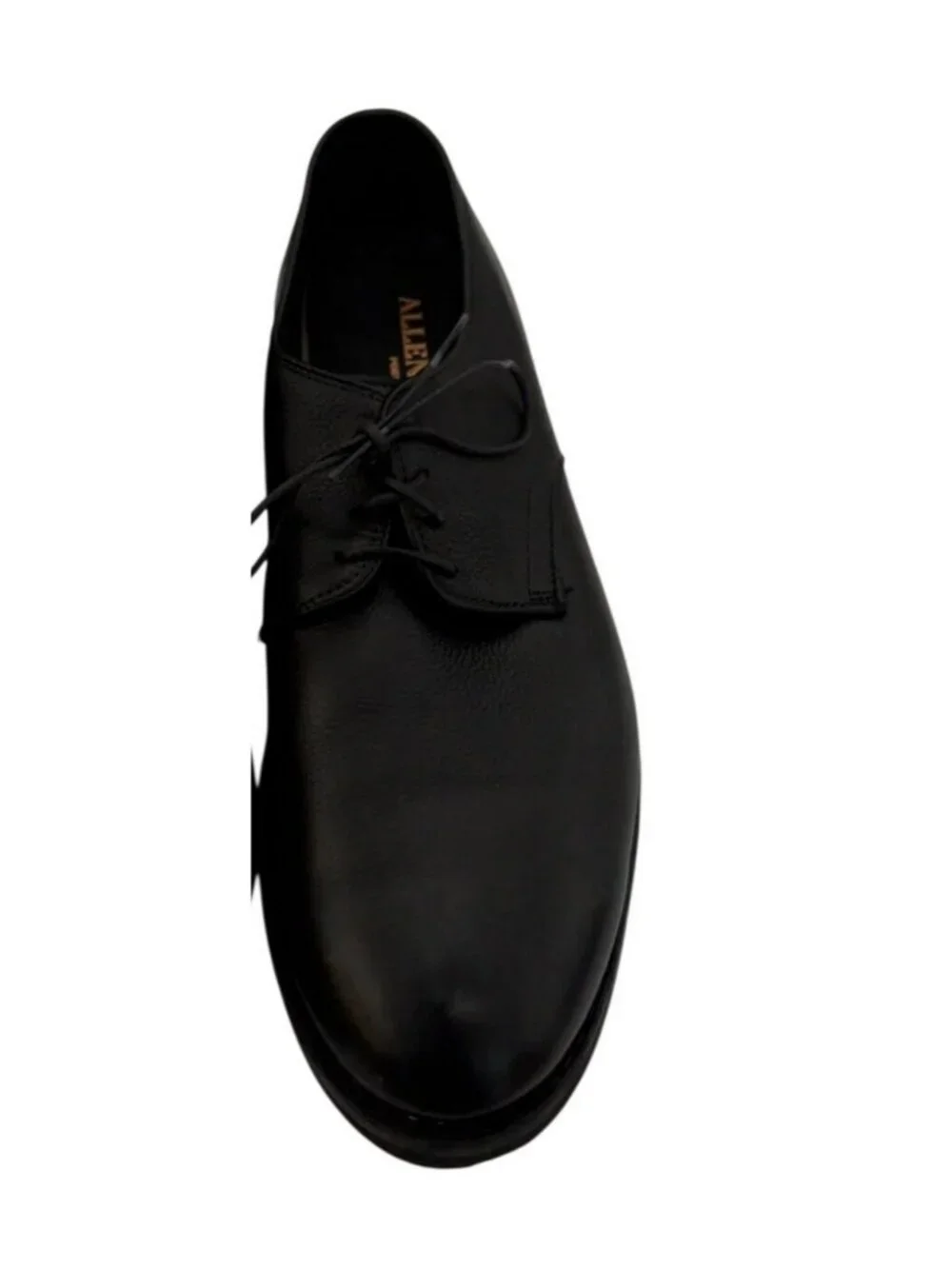 Allen Edmonds Nomad 6242 Black Leather Plain Toe Blucher Dress Shoe Mens 9 D